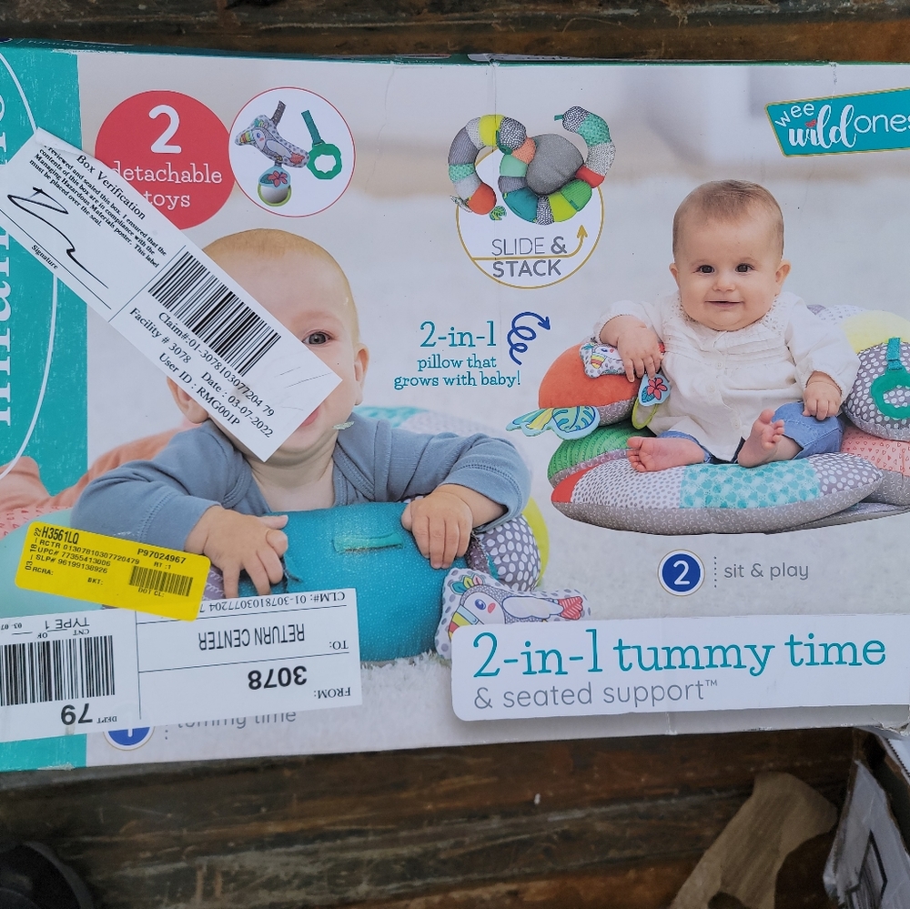 2 in 1 tummy time